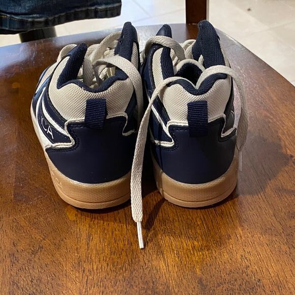 Nautica Blue and White High-Top Sneakers 13 - Picture 4 of 6